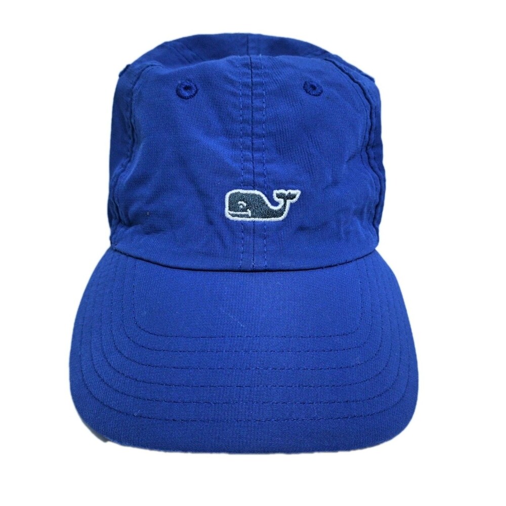 Vineyard Vines Classic Logo Hat Whale Adjustable Strapback Baseball Cap Blue